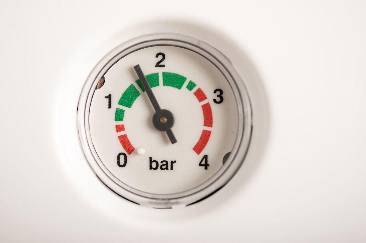 Boiler pressure shop gauge